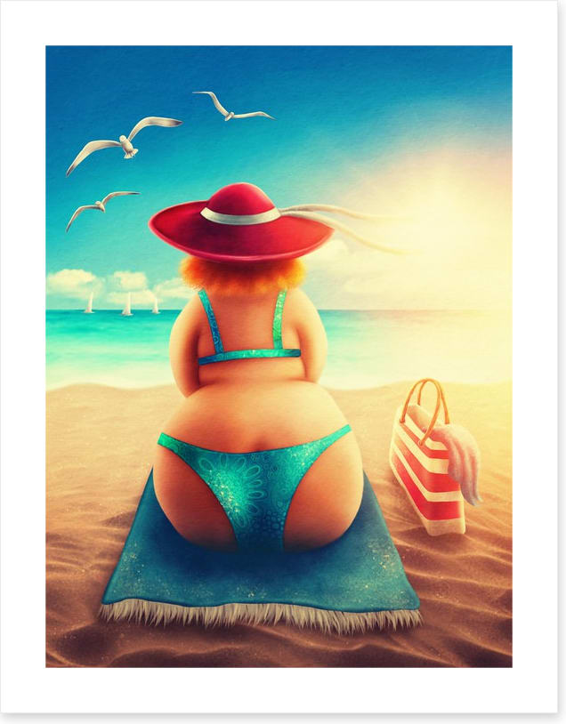 Hanging out on the beach