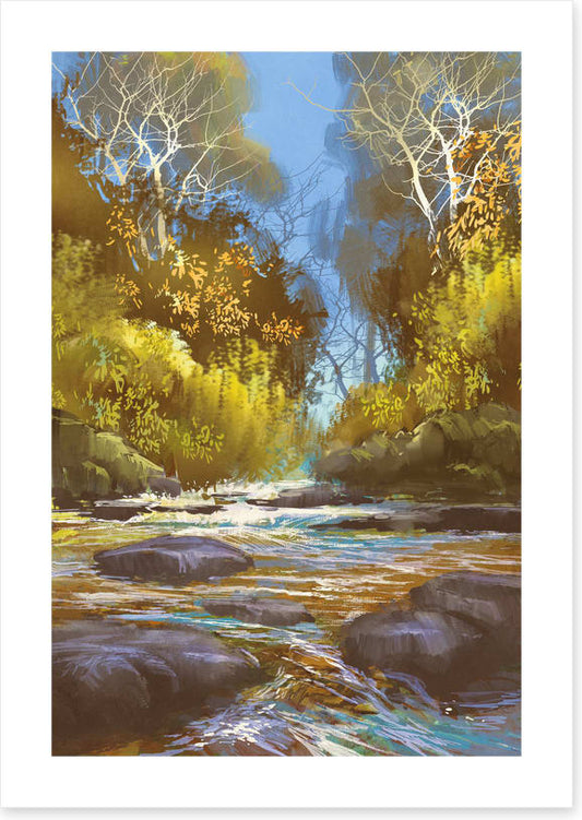 Rapids at rest
