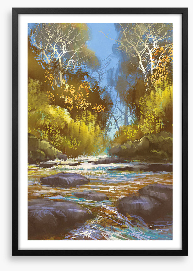 Rapids at rest