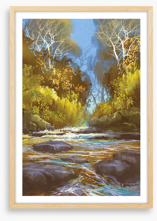 Rapids at rest