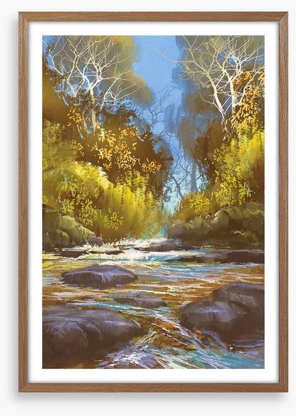 Rapids at rest