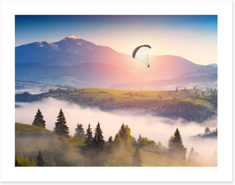 Above the clouds