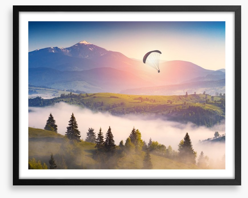 Above the clouds