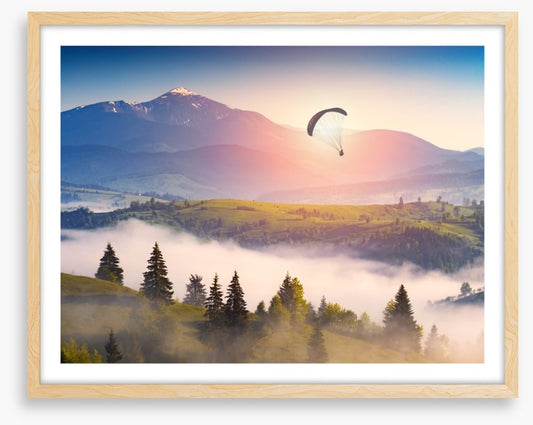 Above the clouds