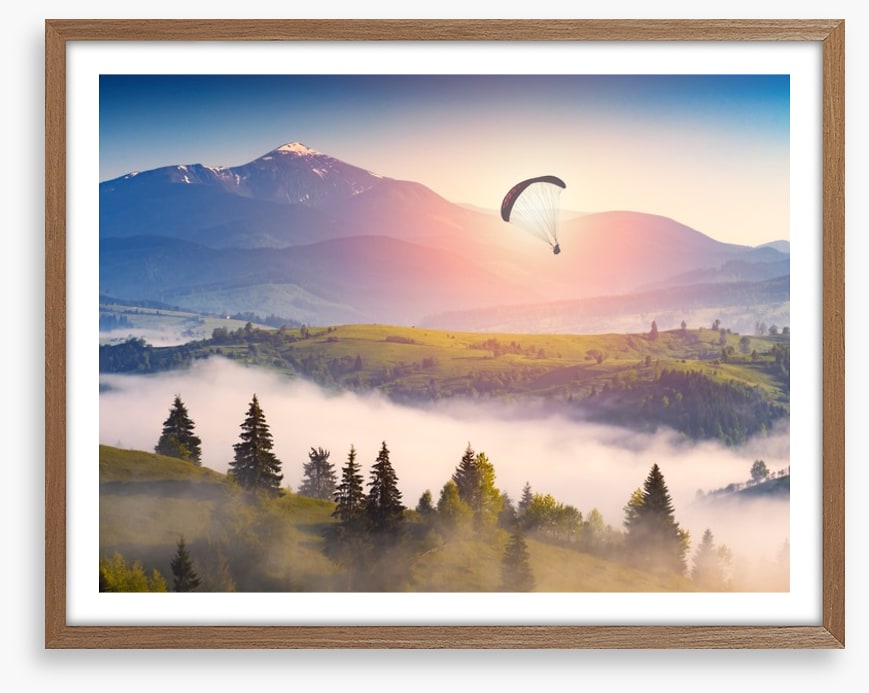Above the clouds