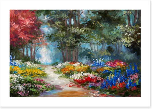 Flowers in the forest