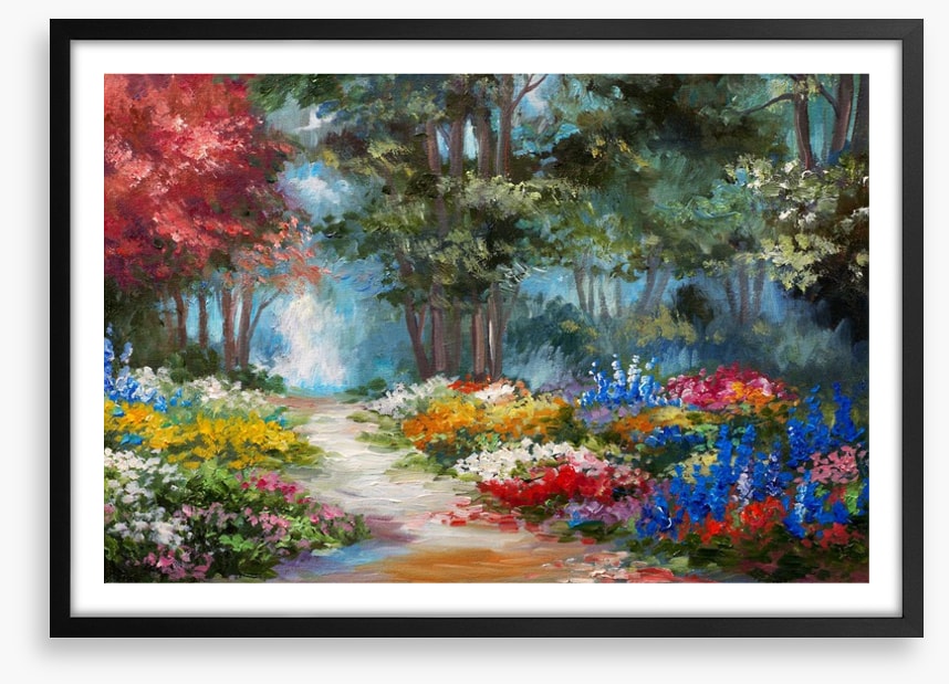 Flowers in the forest