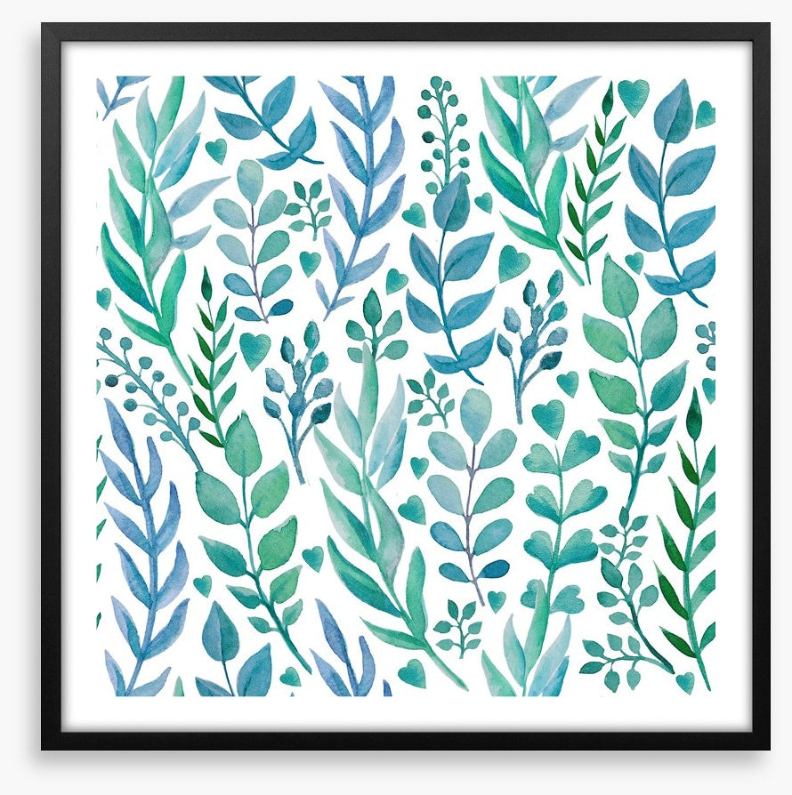 Leafy teal