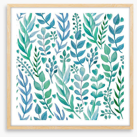 Leafy teal