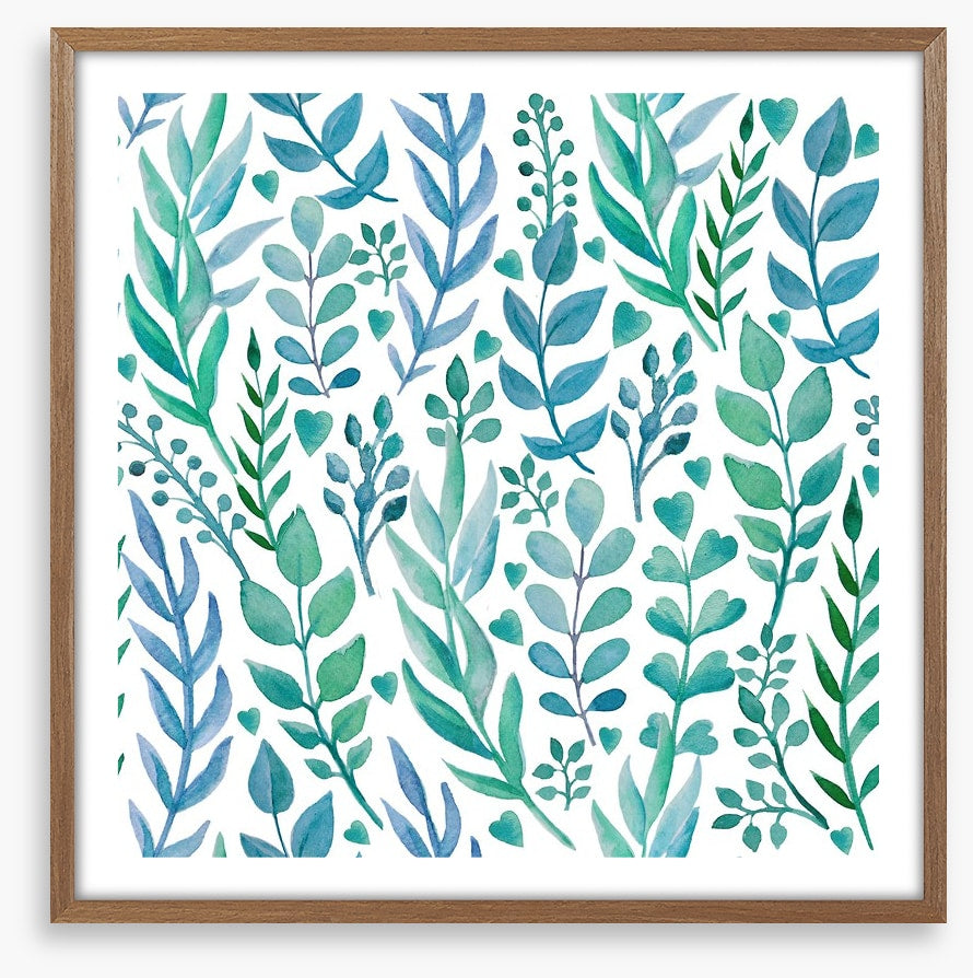 Leafy teal