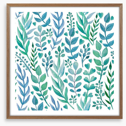 Leafy teal