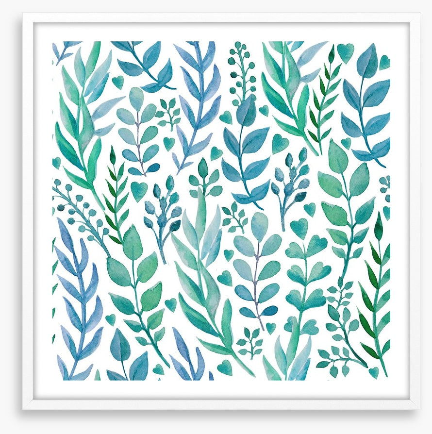 Leafy teal