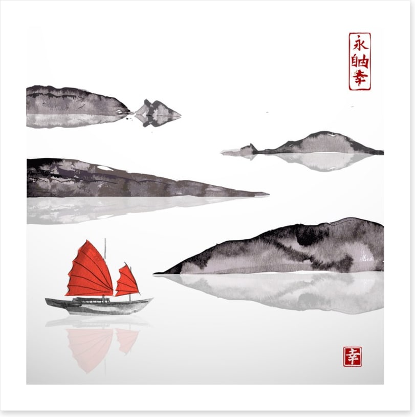 Red sail river