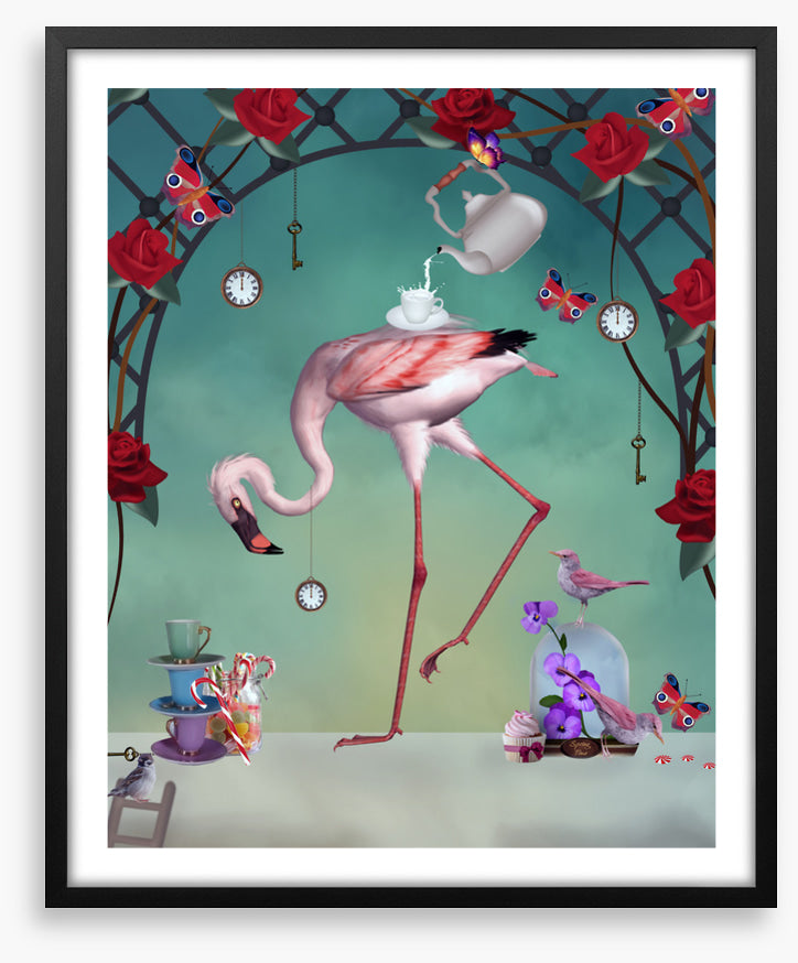 Flamingo in wonderland