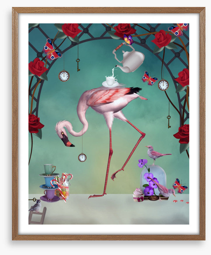 Flamingo in wonderland