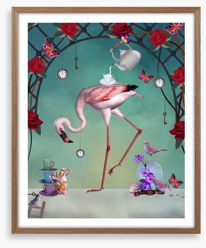 Flamingo in wonderland