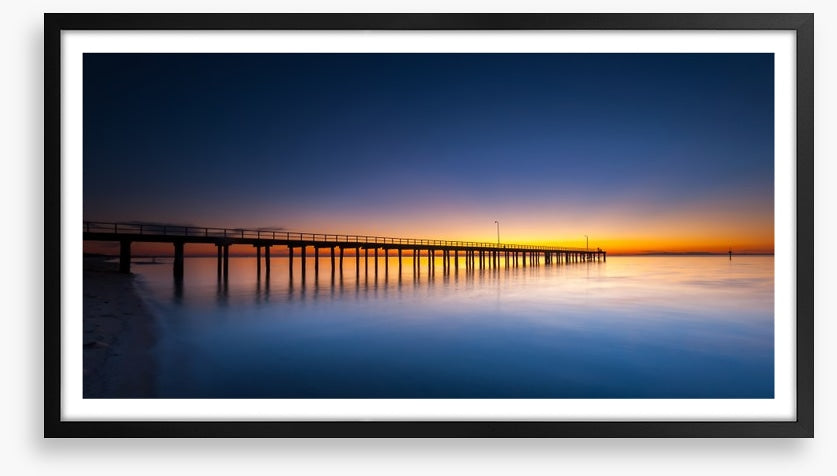 Sundown at Seaford jetty