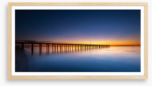 Sundown at Seaford jetty