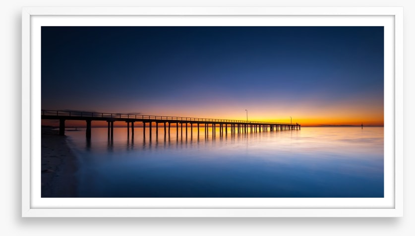 Sundown at Seaford jetty