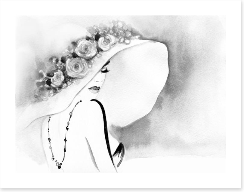 The girl in the hat