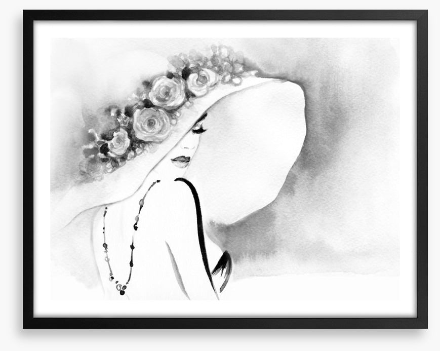 The girl in the hat