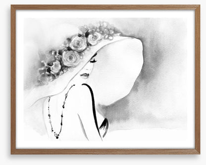 The girl in the hat