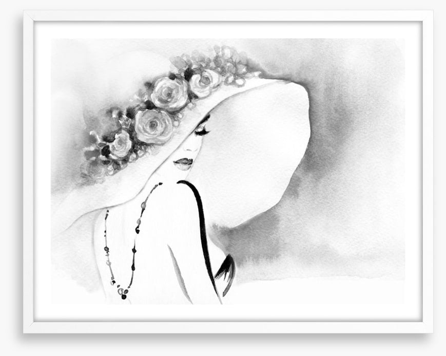 The girl in the hat