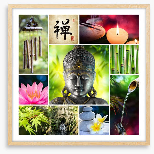 Collage of zen