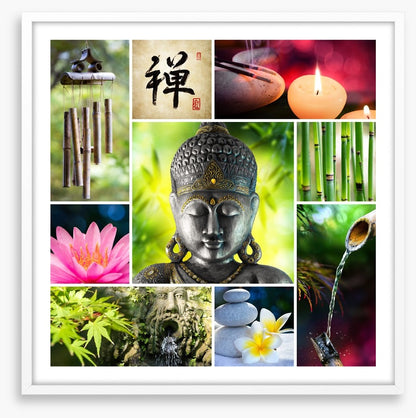 Collage of zen