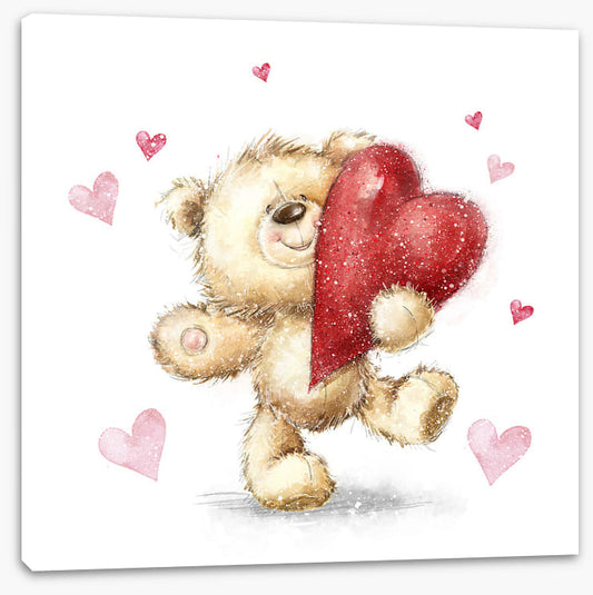 Big heart bear