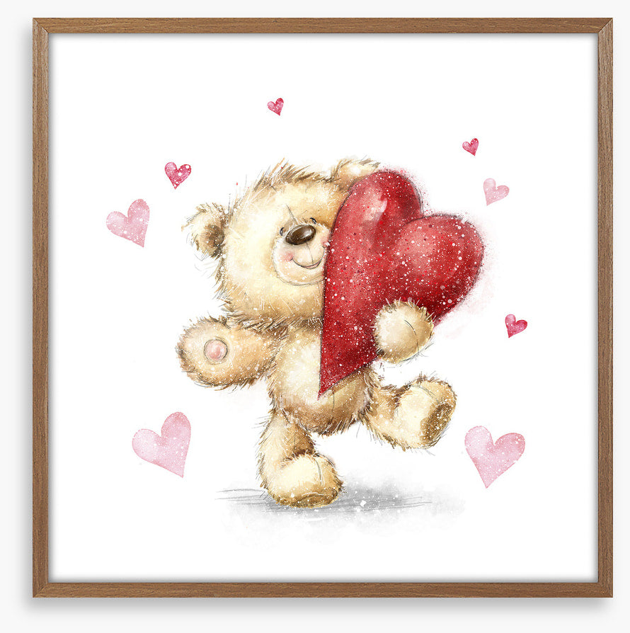 Big heart bear