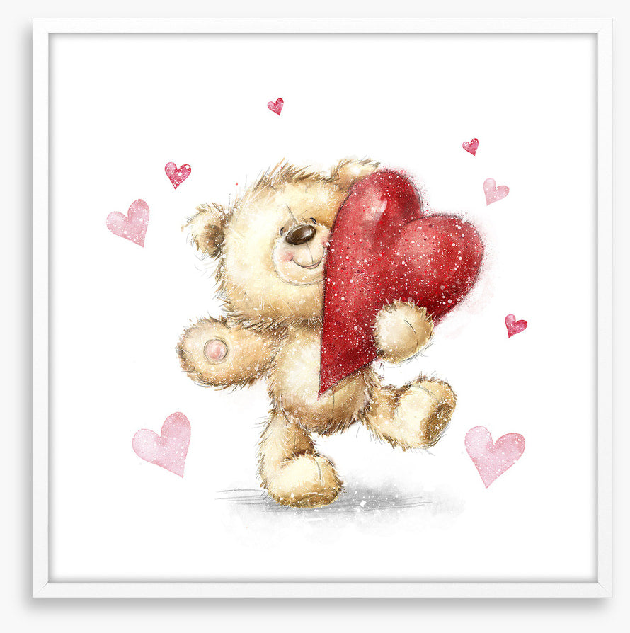 Big heart bear