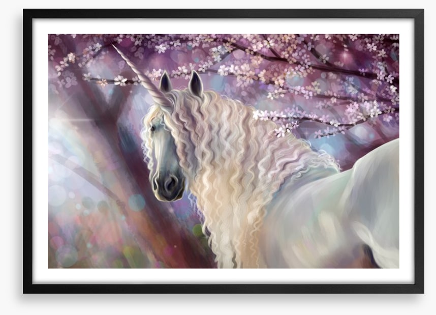 Unicorn in the blossom