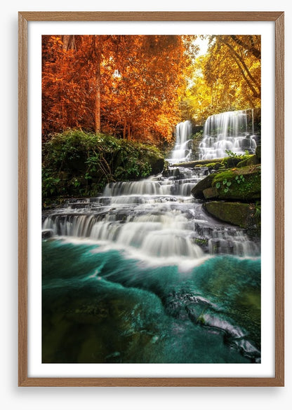 Autumn jungle falls, Thailand