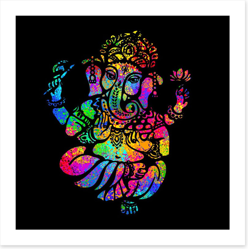 Ganesha in the dark