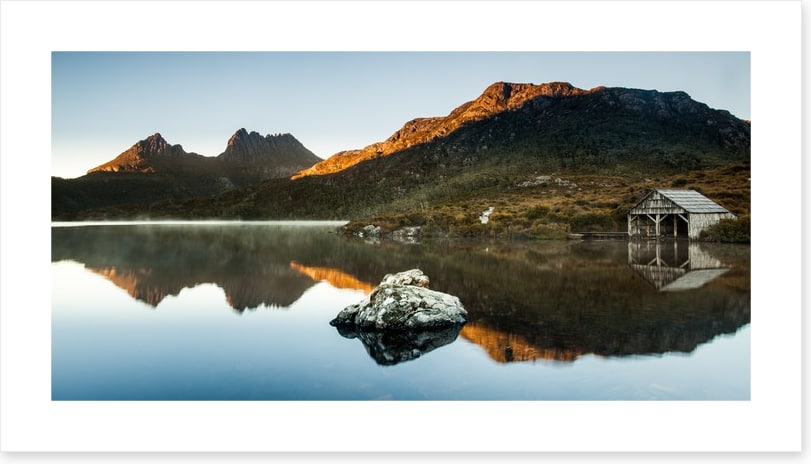 Morning glow at Cradle Mountain