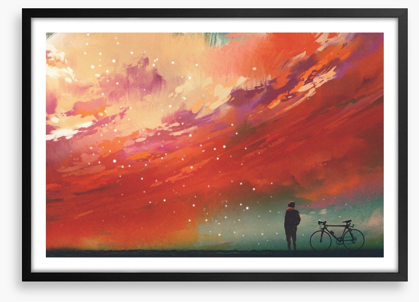 Red sky at night