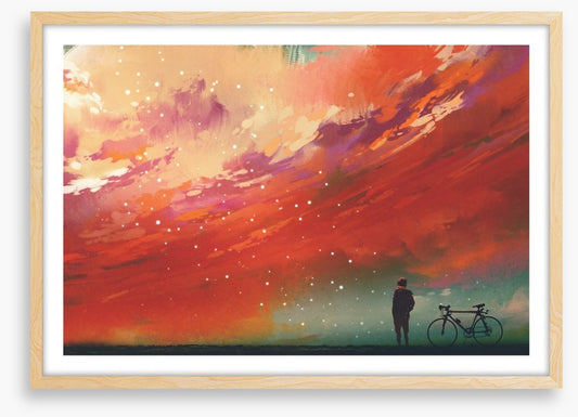 Red sky at night