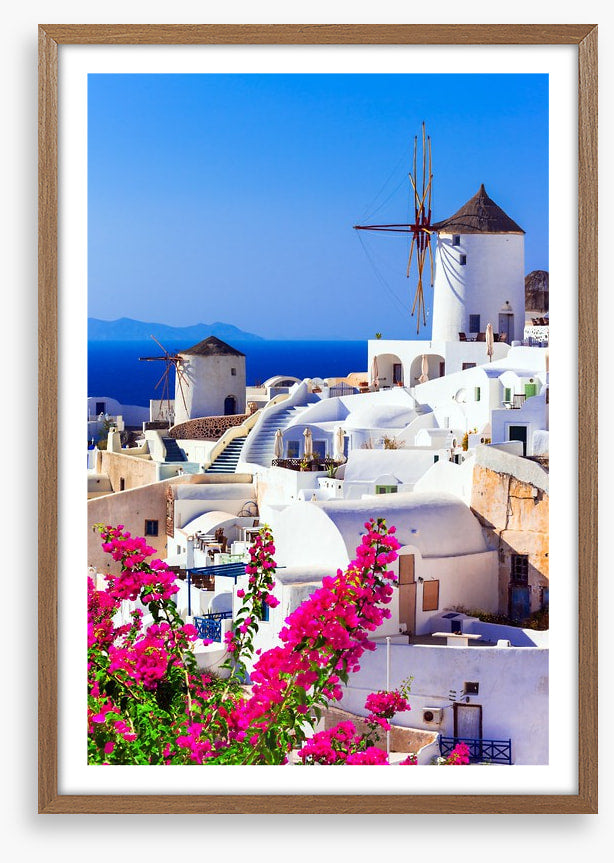 Windmills of Santorini