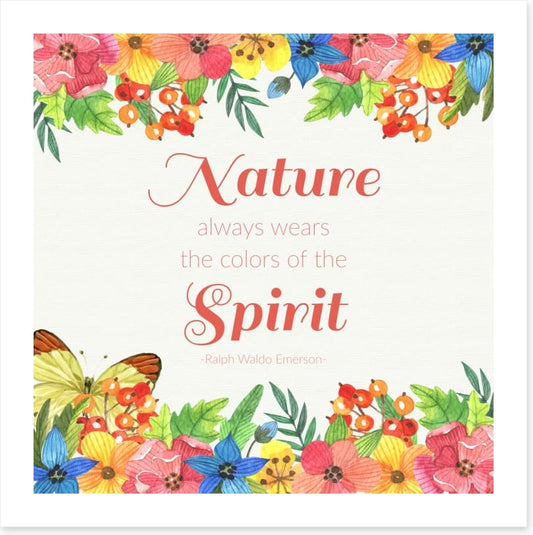 Dressed by nature