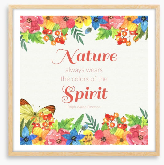 Dressed by nature