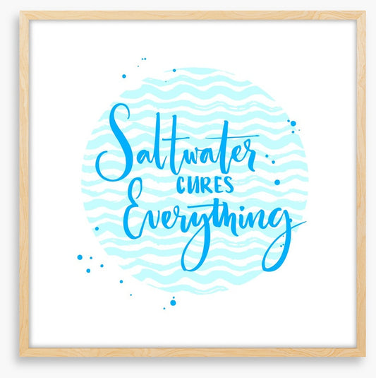 Saltwater cures everything