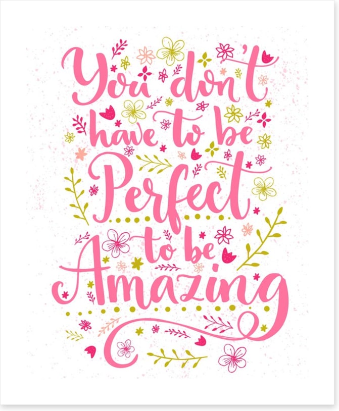 To be amazing