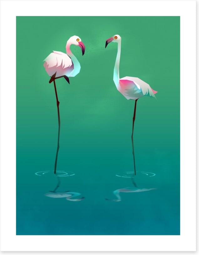 Flamingo balance