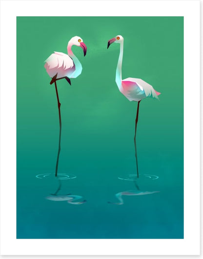 Flamingo balance