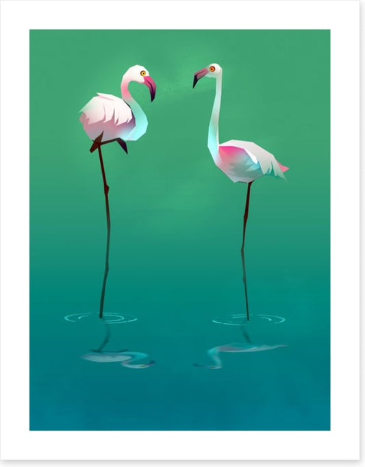 Flamingo balance