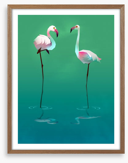 Flamingo balance