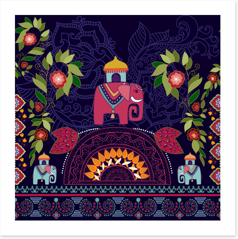 Elephant on the hill