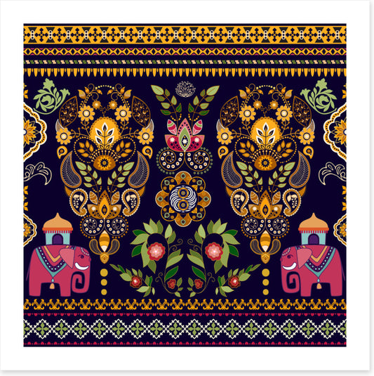Elephants in the garden