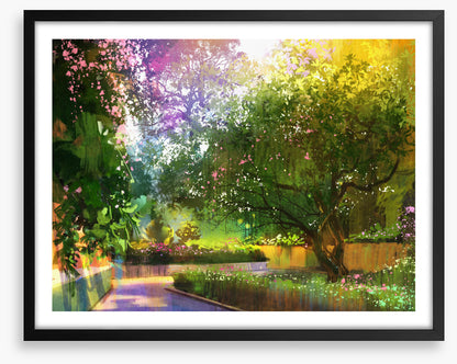Sunlight in the garden